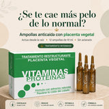 Don Cabello Hair Ampoules – Anti-Hair Loss Treatment – ​​12 Ampoules x 10 Ml