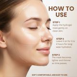 Mascarillas faciales Biodance Bio Collagen Real Deep en hidrogel con colágeno, ácido oligohialurónico y péptidos para hidratación profunda, suavidad, elasticidad y cuidado de líneas finas (4 unidades)