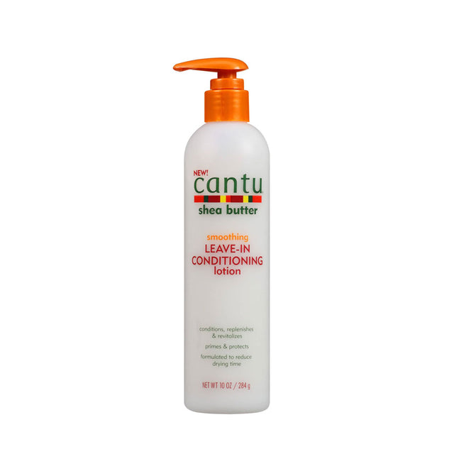 CANTU - SHEA BUTTER SMOOTHING LEAVE-IN CONDITIONING LOTION 284G - Cosmetics Afro Latino