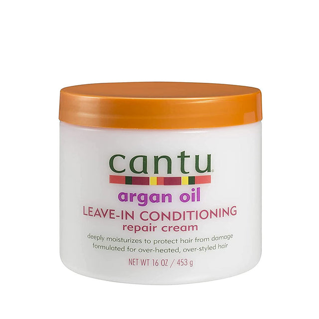 CANTU- ARGAN OIL- LEAVE IN CONDITIONING - 453G - Cosmetics Afro Latino