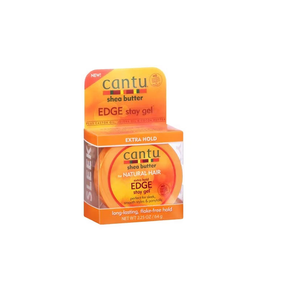 CANTU- SHEA BUTTER - EXTRA HOLD EDGE STAY - GEL - 64G - Cosmetics Afro Latino