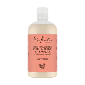 Champú - Curl & Shine De Coco E Hibisco De - Shea Moisture - 379 Ml - Cosmetics Afro Latino