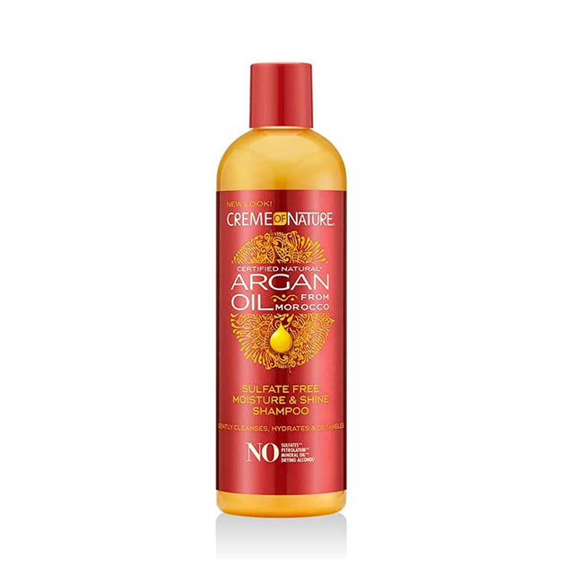 CREME OF NATURE  ARGAN OIL  -  MOISTURE & SHINE SHAMPOO- 354 ML - Cosmetics Afro Latino