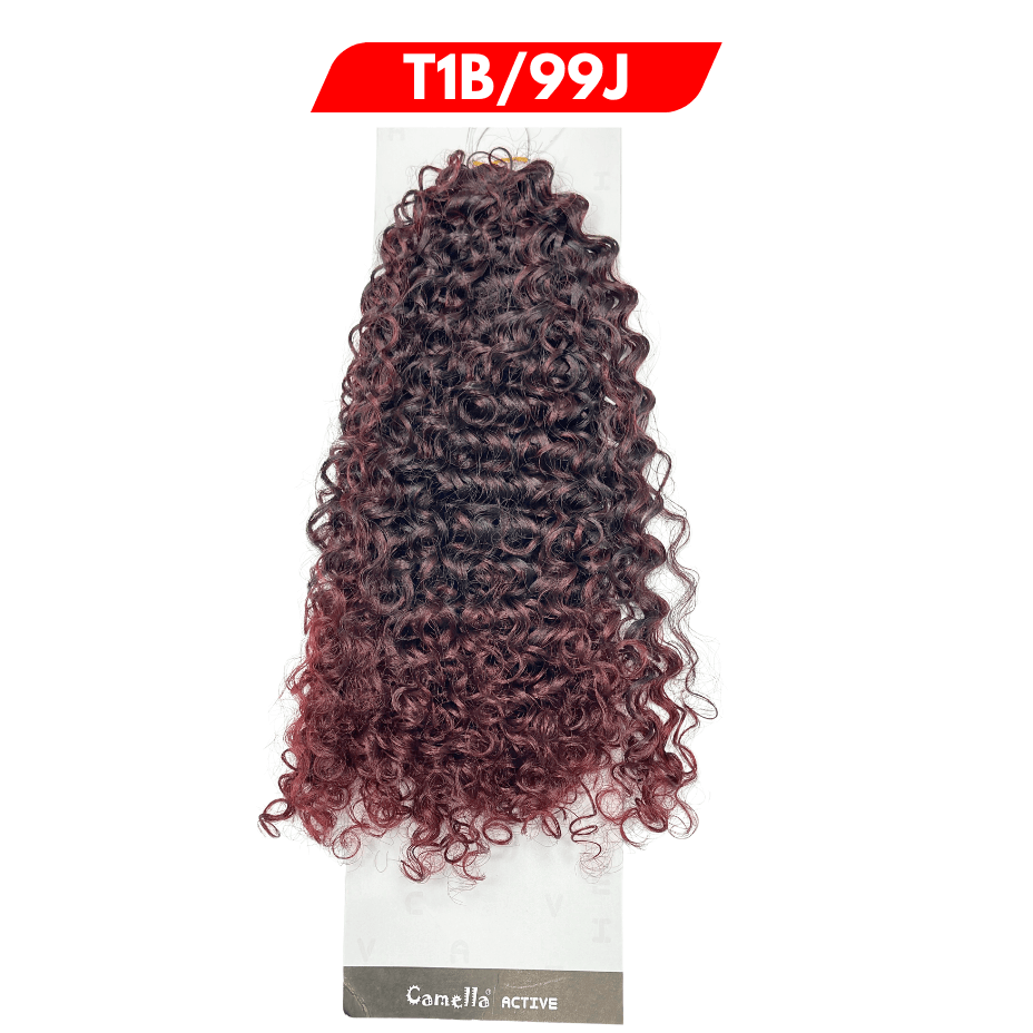 Camella Active - Spring Curl 2000 - Color T1B/99J - 45" CM -  Hair Extensions