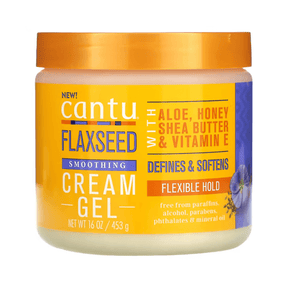 Cantu - Flaxseed Smoothing Cream Gel - 453 gm - Cosmetics Afro Latino