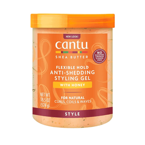 Cantu - Shea Butter Maximum Hold Anti-shedding Styling Gel With Honey - 18.5 Oz - Cosmetics Afro Latino