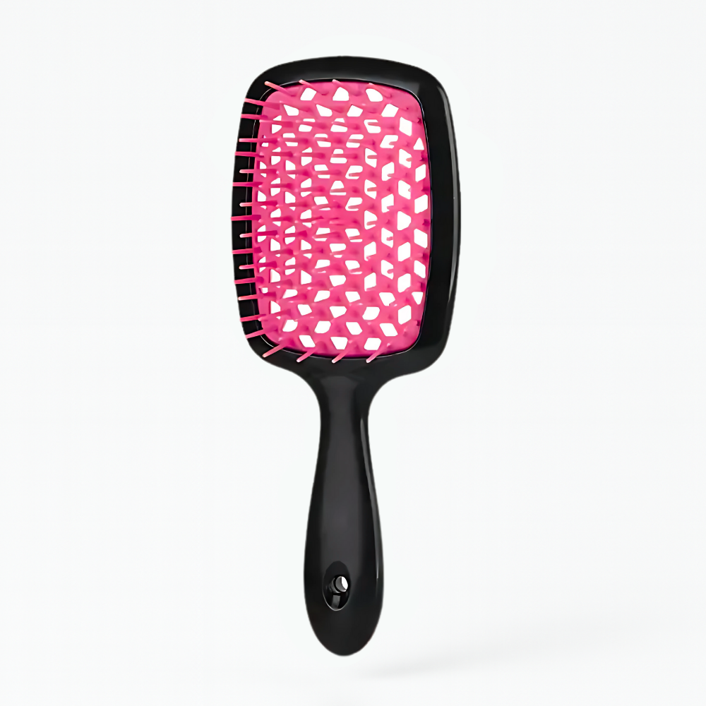 Cepillo Desenredante Sin Tirones Para Todo Tipo De Cabello (Liso a Rizado 4c) – Apto Para Cabello Húmedo Y Seco – Secado 48% Más Rápido, Cerdas Flexibles Y Mango Antideslizante