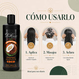 Don Cabello Champú Nutritivo de Coco y Aloe Vera 1000 ml Sin Siliconas
