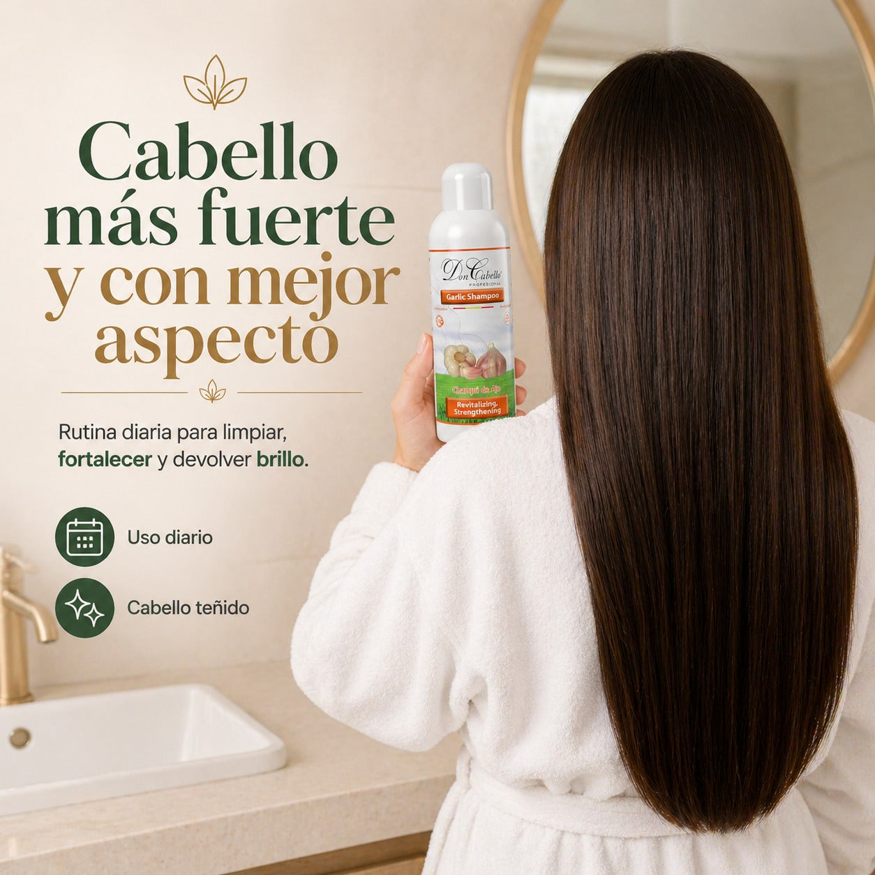 Don Cabello - Champú De Ajo - 1000 Ml