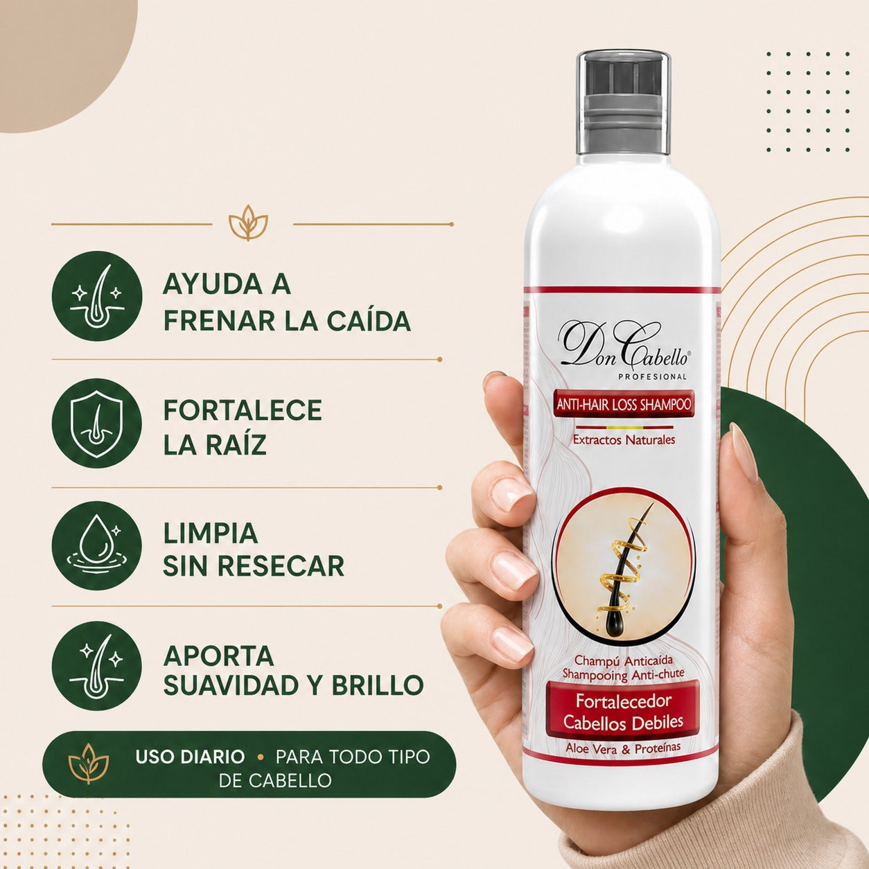 Don Cabello - Champú Anticaída - 500 Ml