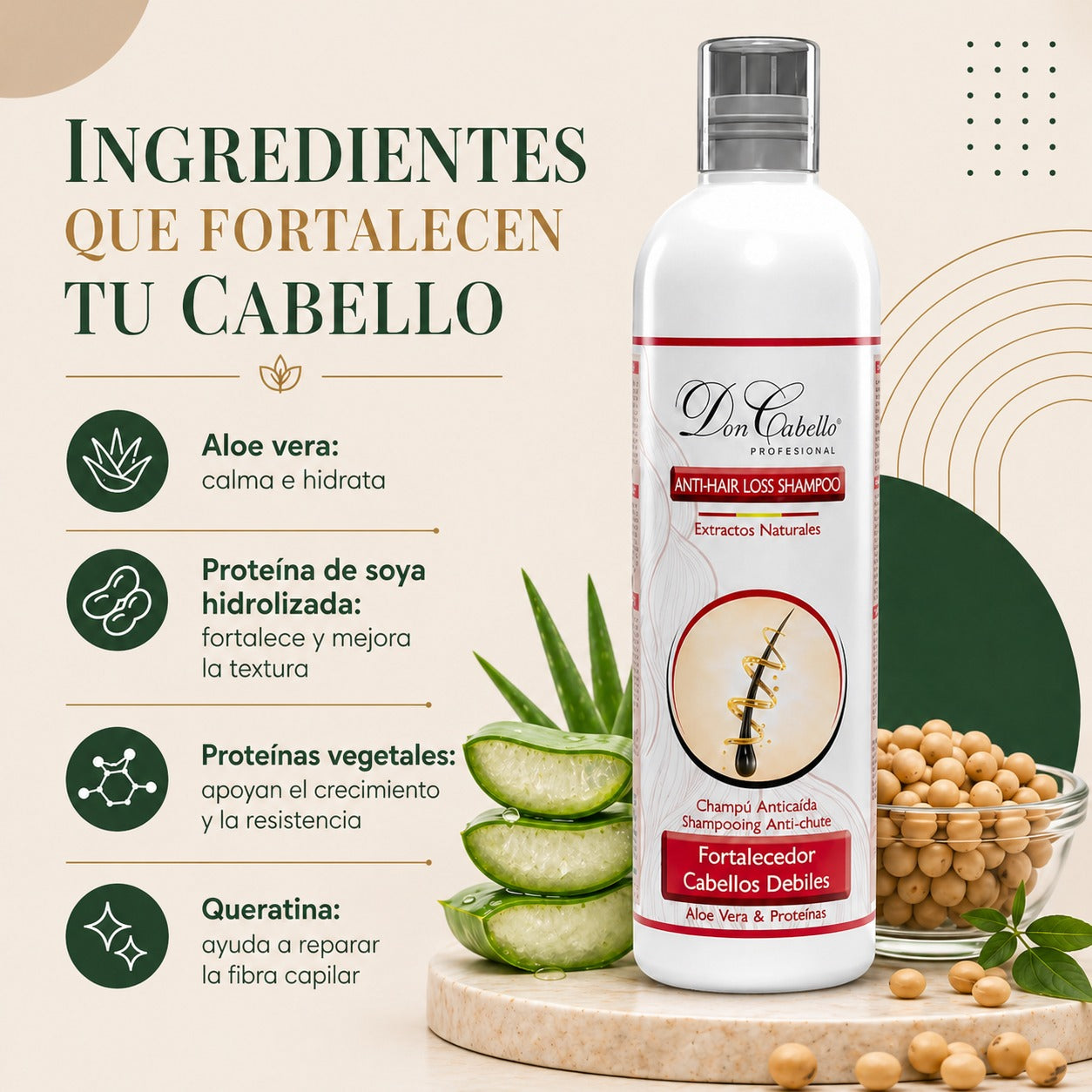 Don Cabello - Champú Anticaída - 500 Ml