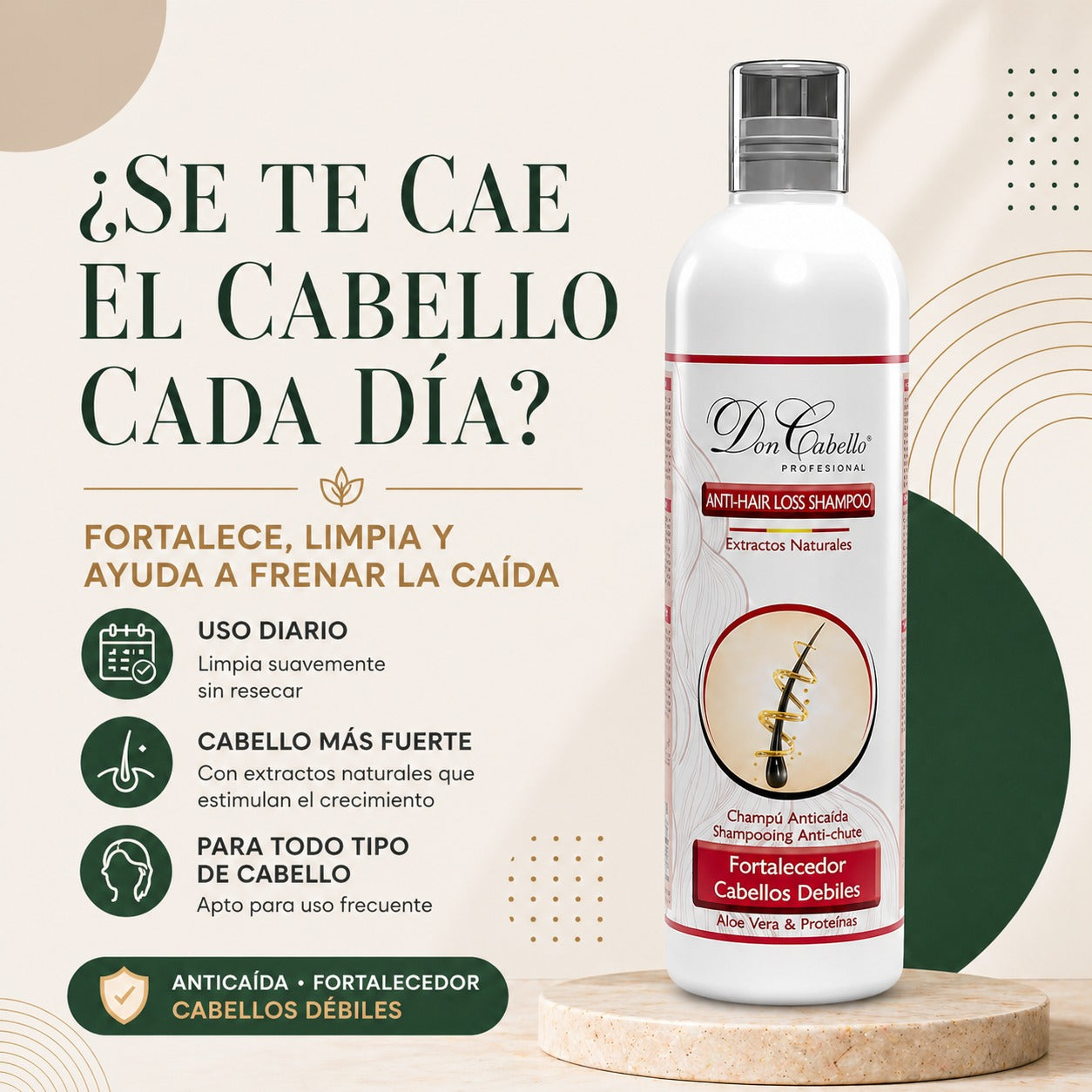 Don Cabello - Champú Anticaída - 500 Ml
