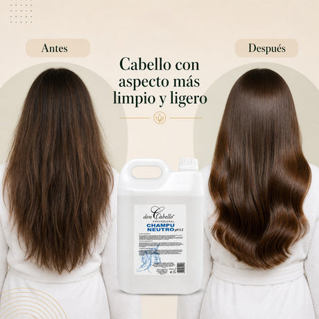 Champú Neutro pH 5.5 Don Cabello Profesional 5000 ml