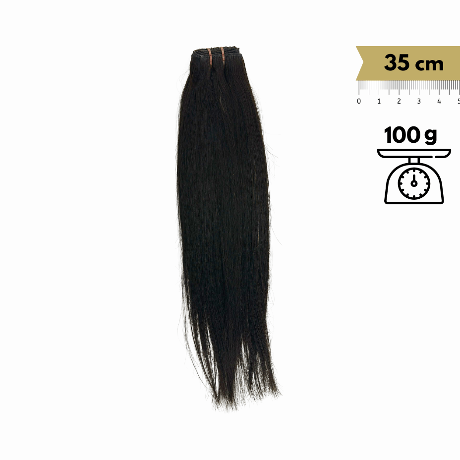 Stitched Smooth Remy Virgin 14 Inch 35 cm