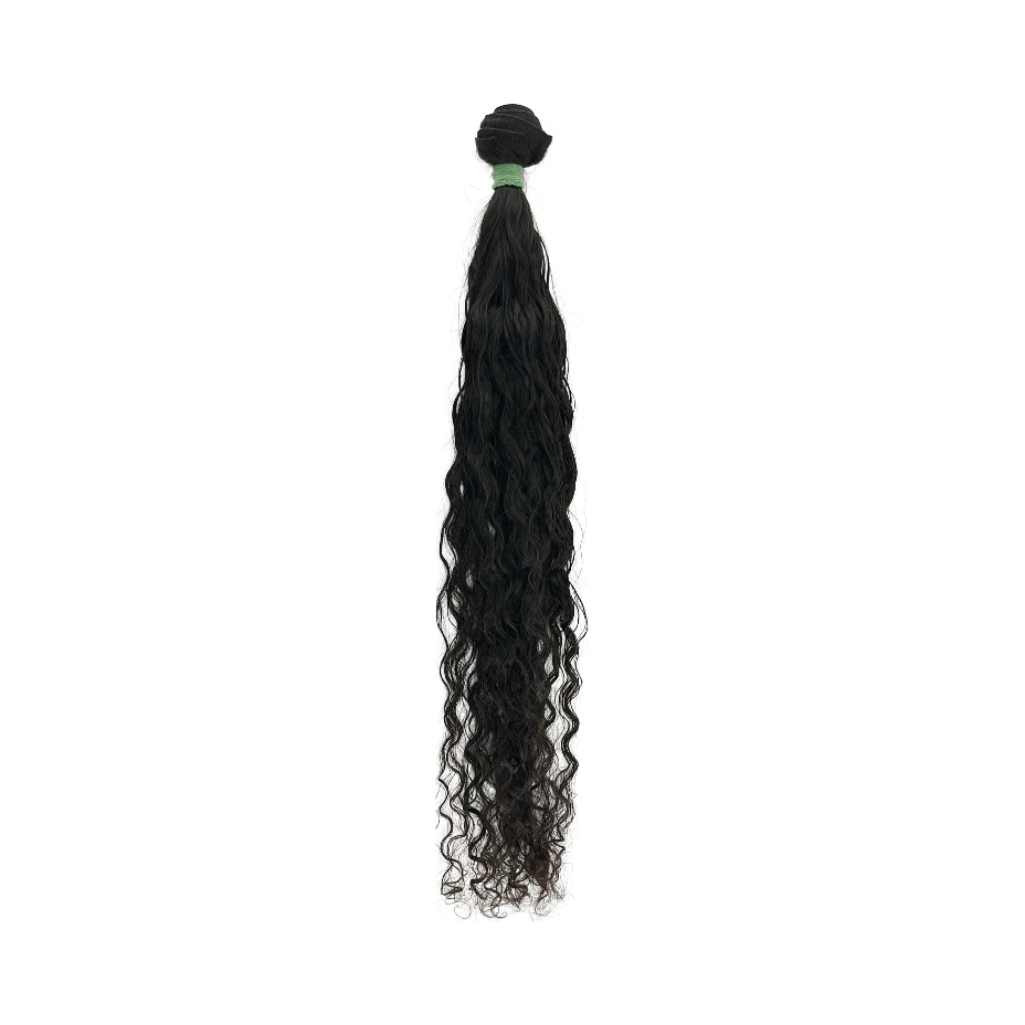 Extensiones de Pelo Virgen Asiático Cosido Rizado Remy Natural Wave Virgin Hair