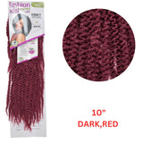 Sleek - Fashion Idol Express - Crochet Braids - Kinky Twist Marley - 10"