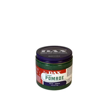 DAX- FOR STYLING  BERGAMOT POMADE  OLIVE OIL+CASTOR OIL 100gm - Cosmetics Afro Latino