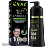 Dexe Hair Dye Shampoo Negro 400 ml Champú Colorante para Cubrir Canas en 5 Minutos