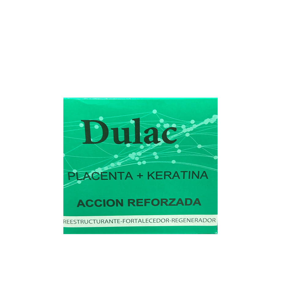 Dulac - Caja 36 Ampollas Placenta - Keratina - Cosmetics Afro Latino