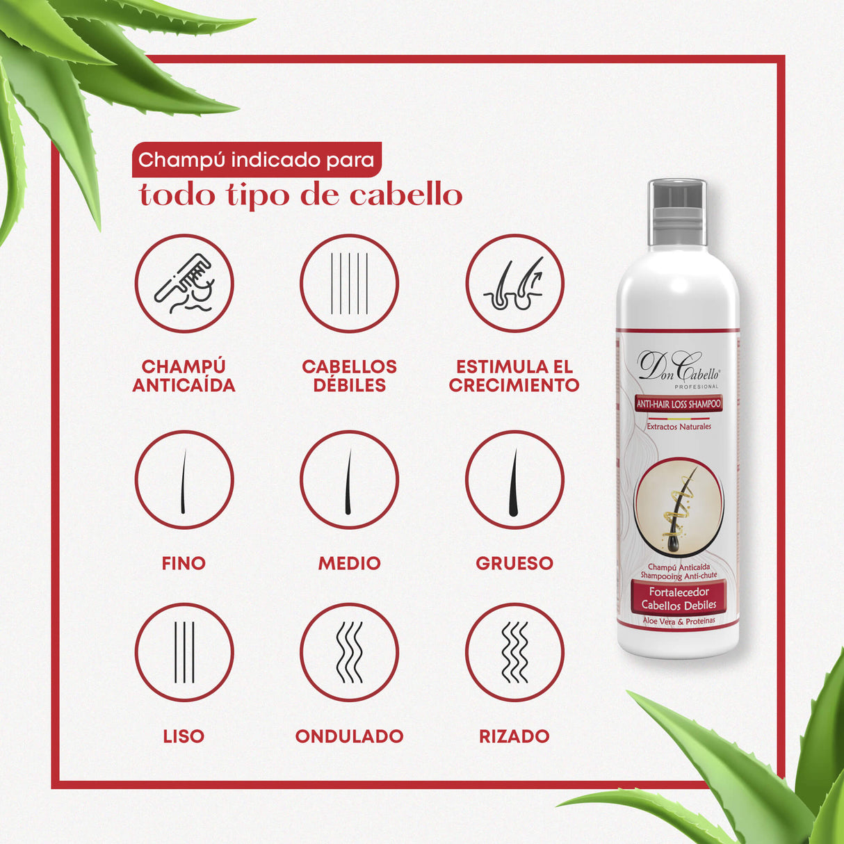 Don Cabello - Anti-Hair Loss Shampoo - 500 Ml