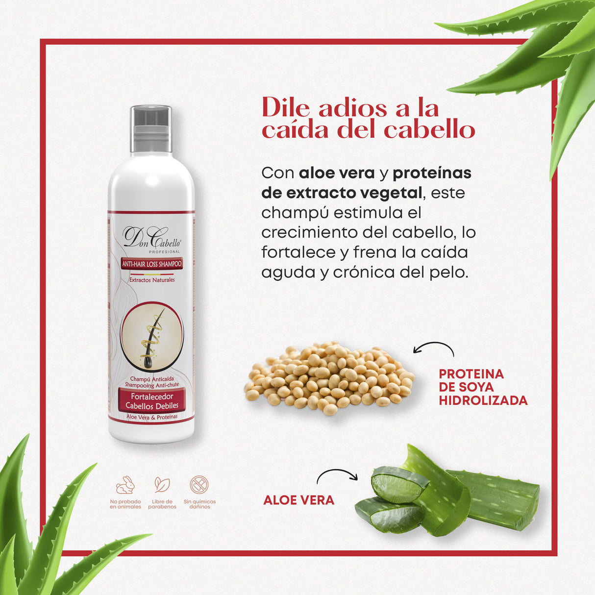 Don Cabello - Anti-Hair Loss Shampoo - 500 Ml