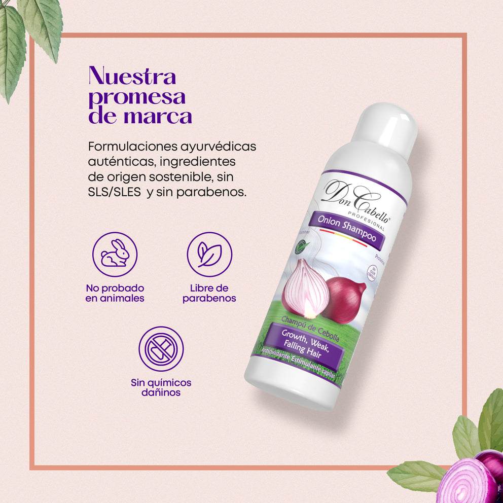 Don Cabello Champú Natural Con Extracto De Cebolla Roja