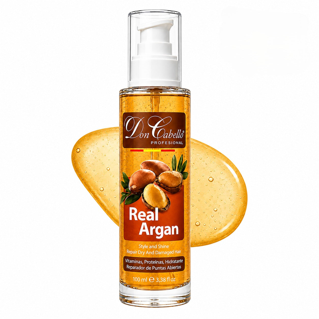 Don Cabello Aceite de Argán – Serum reparador de cabello 100 ml