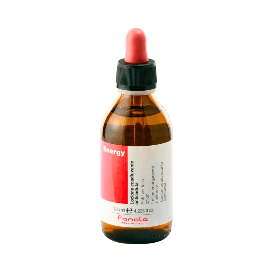 Fanola Energy Loción Anticaída con Biotina, Cafeína y Pantenol 125 ml – Fortalece y Estimula el Cabello