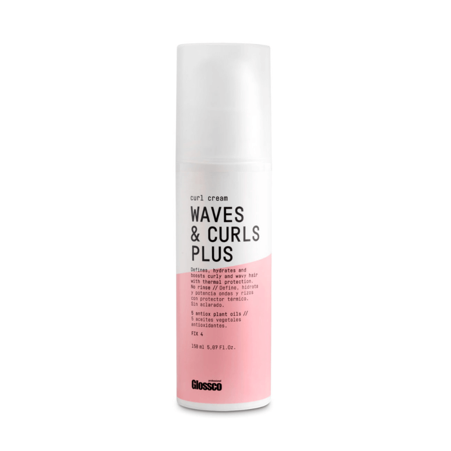 Glossco Professional - Waves &amp; Curls Plus - 150 Ml - Curl Defining Cream - Curly Method