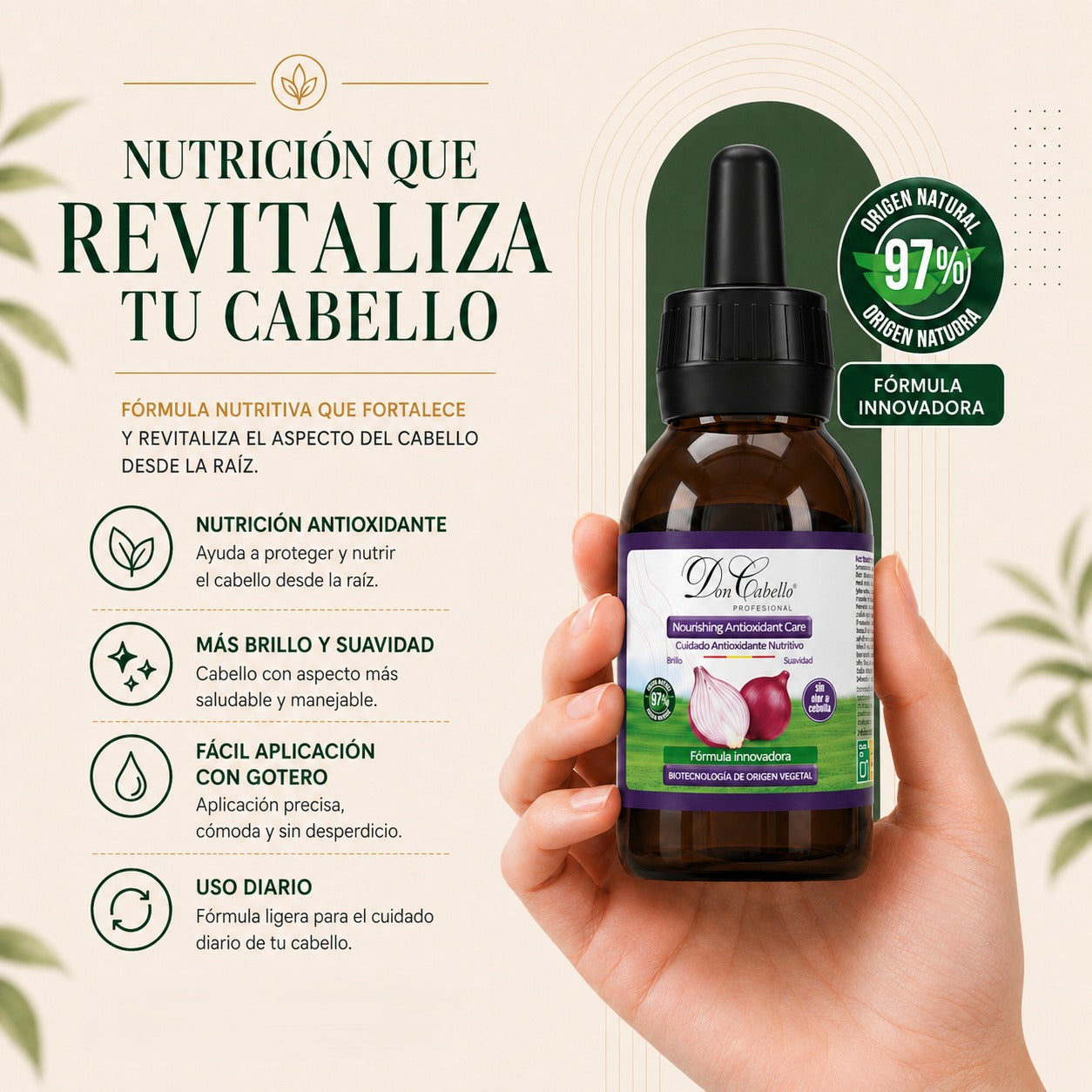 Don Cabello - Onion Repair Serum - 125 Ml 