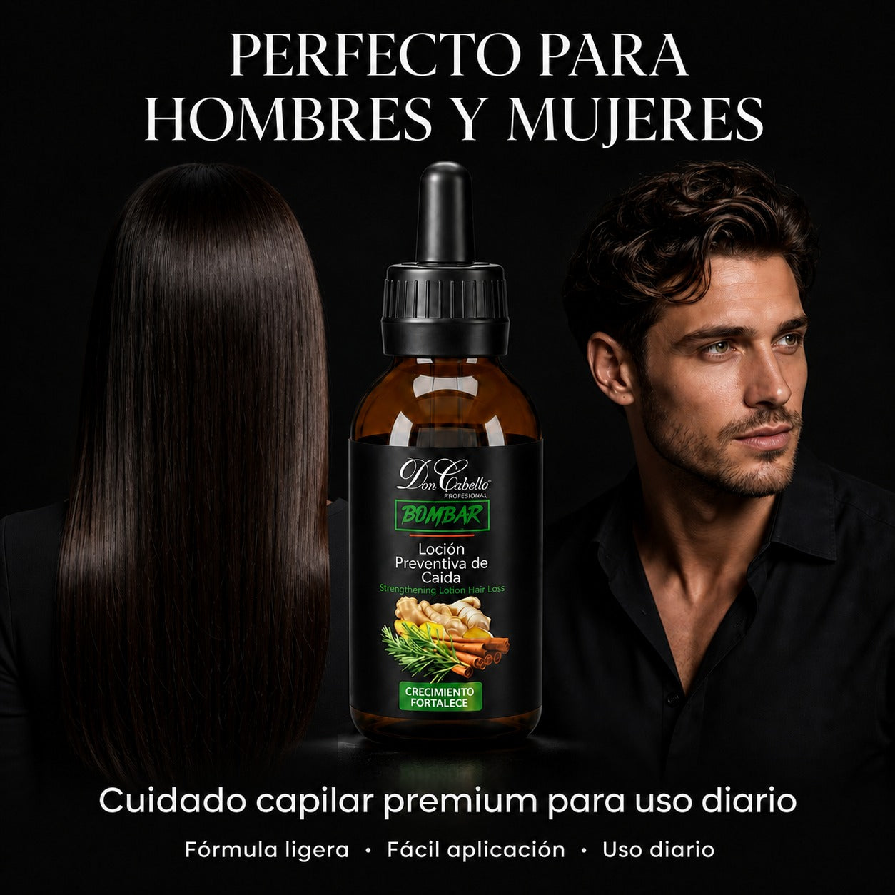 Don Cabello Loción Preventiva de Caida Reduce la Caída y Estimula su Crecimiento 125 Ml