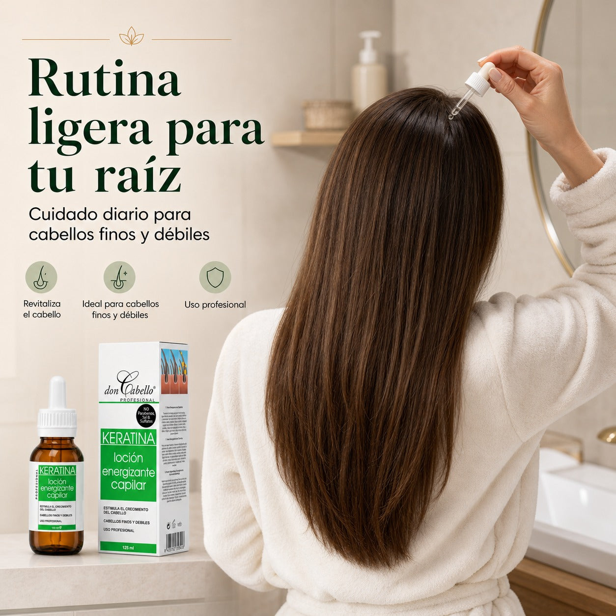 Don Cabello - Hair Regenerating Serum, Hair Growth Tonic - 125 Ml