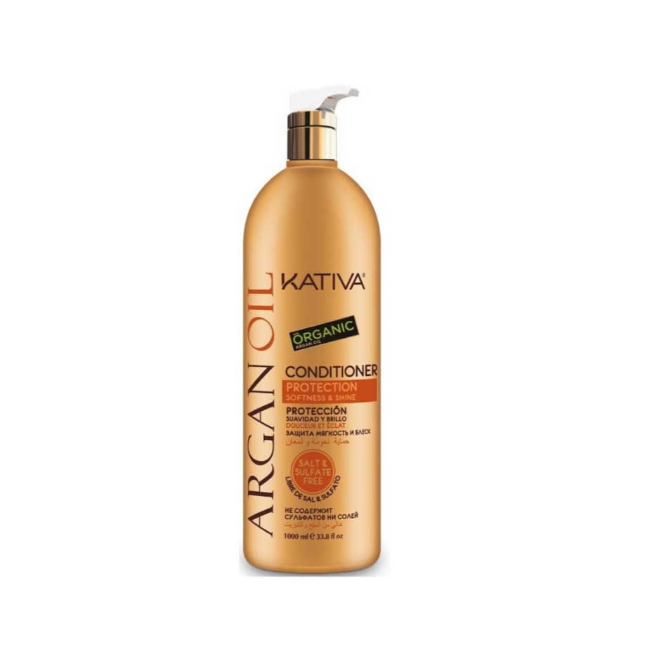 KATIVA – ACONDICIONADOR CON ACEITE DE ARGAN – 1000 ML - Cosmetics Afro Latino