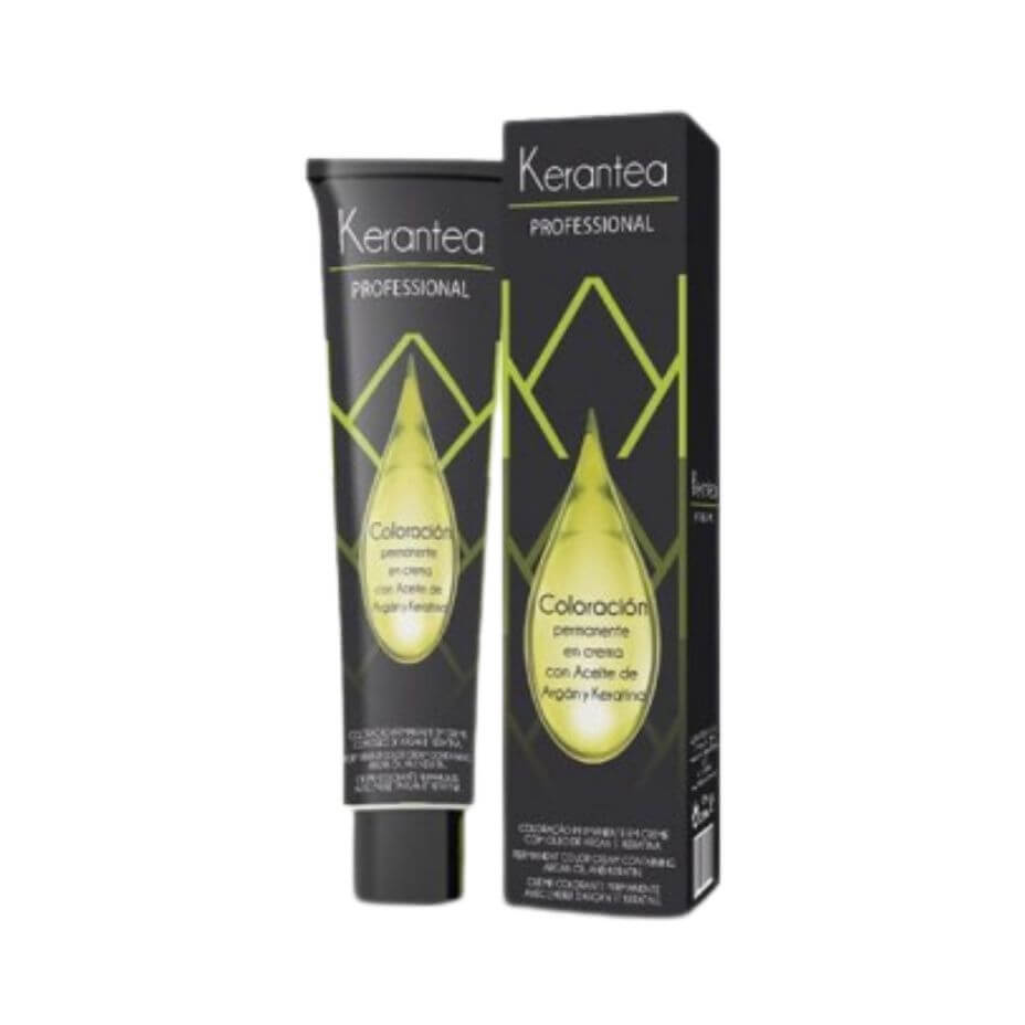 Kerantea Professional- Tinte en Crema Con Aceite De Árgan Y Keratina - 100 Ml