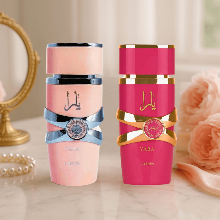 Lattafa Yara + Yara Candy Perfume Set Mujer 2x100 ml EDP Unisex - Cosmetics Afro Latino