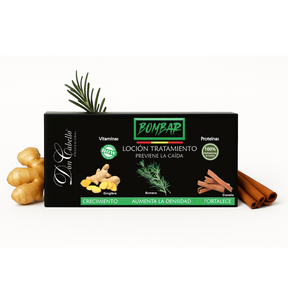 Don Cabello loción capilar bombar fortalecedora con 10 ampollas de 10 ml - Cosmetics Afro Latino