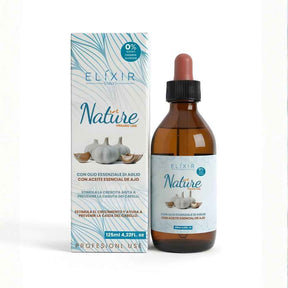 Loción Capilar Elixir Nature Organic Line con aceite esencial de ajo, ortiga y menta para fortalecer y refrescar el cuero cabelludo, mejorar el aspecto del cabello y aportar una sensación ligera 125 ml