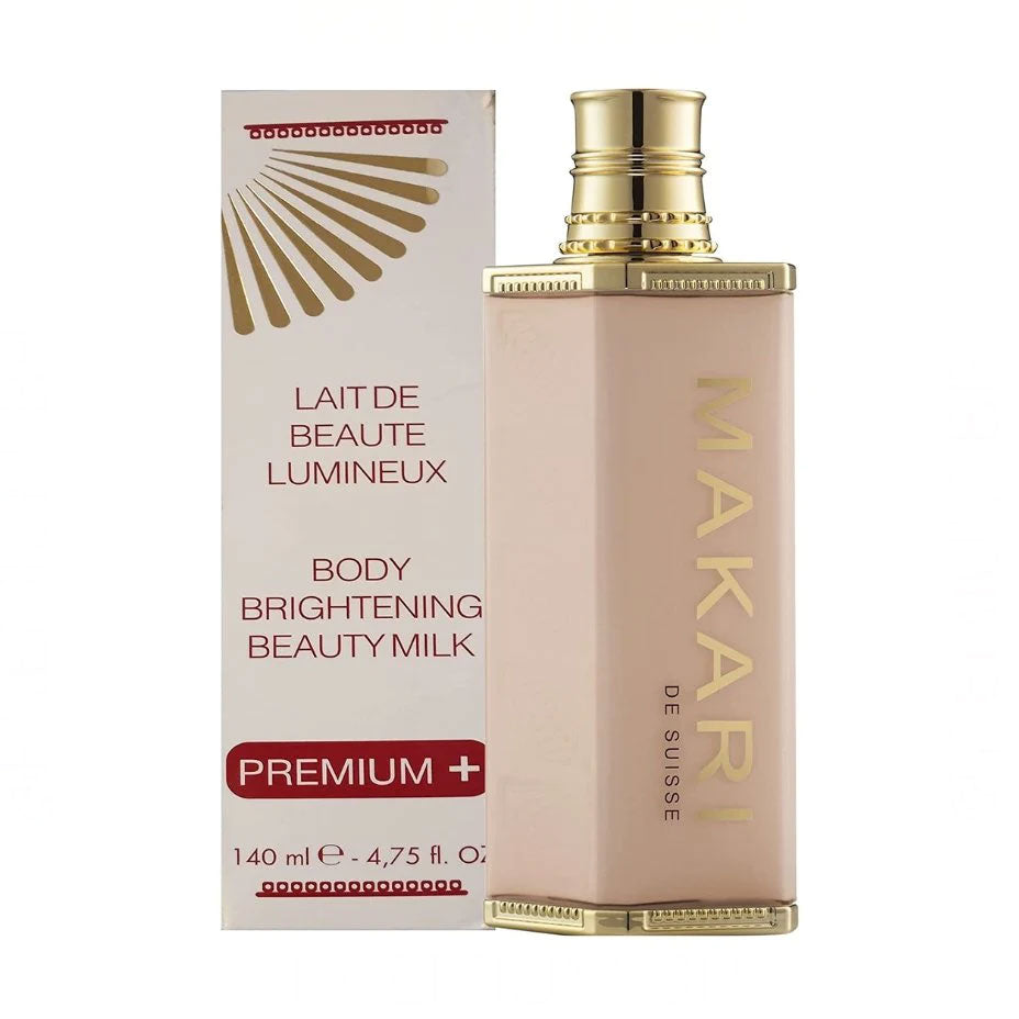 Makari - Leche De Belleza Corporal Aclarante Premium Plus - 140ml - 4.75 fl.oz - Cosmetics Afro Latino