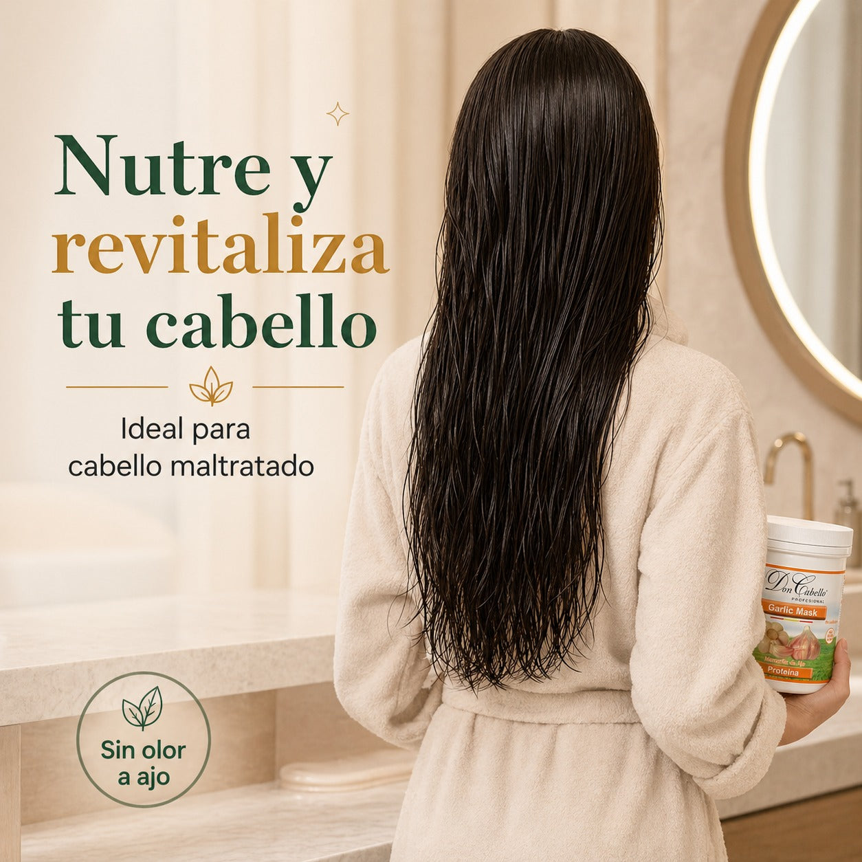 Don Cabello - Mascarilla Pelo De Ajo - 1000 Ml