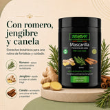 Don Cabello Bombar Mascarilla Preventiva de Caida con Romero, Canela Y Jengibre 1kg