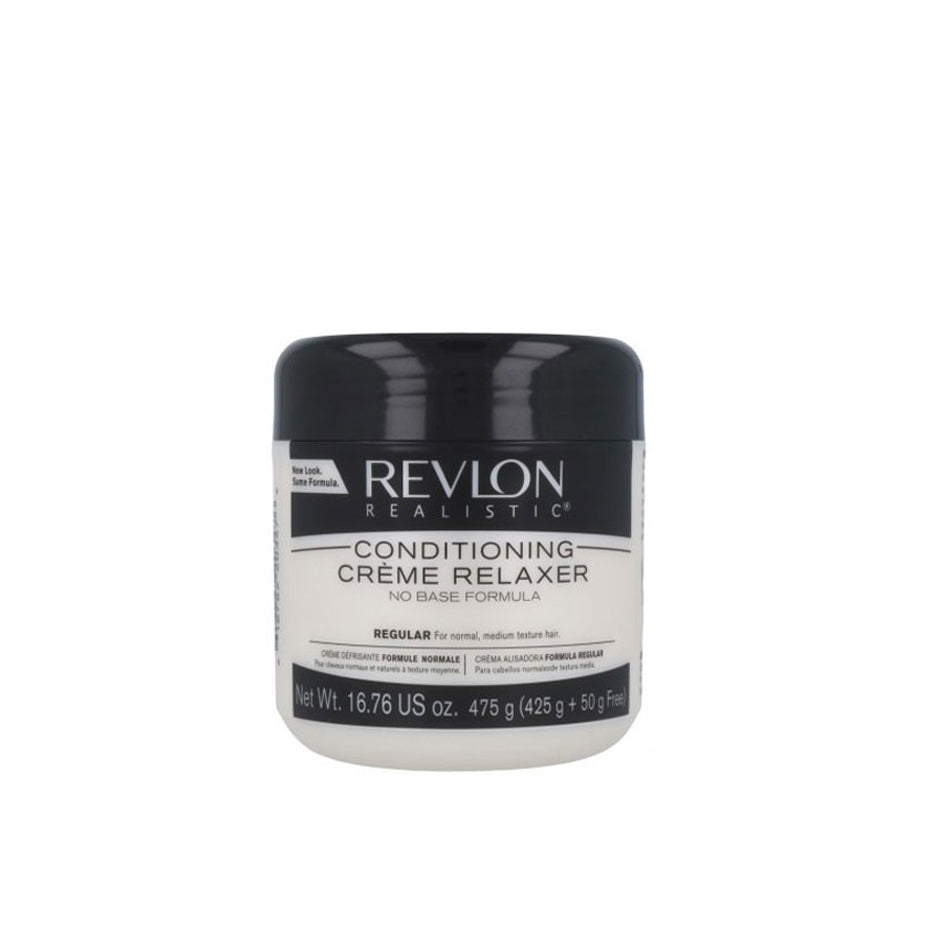 Revlon - Realistic Conditioning Cream Relaxer No Base - Regular - 425gm - Cosmetics Afro Latino