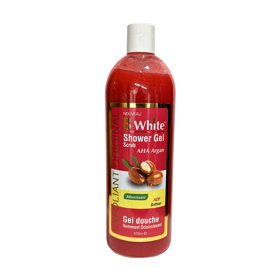 New - B White - Aha Shower Gel With Argan Oil - 970 Ml