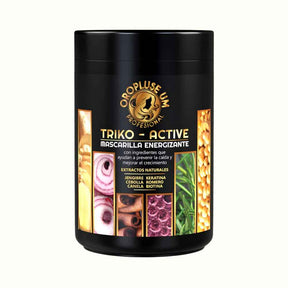 Oropluse UM Triko-Active Mascarilla Energizante con Jengibre, Keratina, Cebolla, Romero, Canela y Biotina para Nutrir el Cabello, Mejorar Su Aspecto y Mantener un Cuero Cabelludo Fresco 1kg