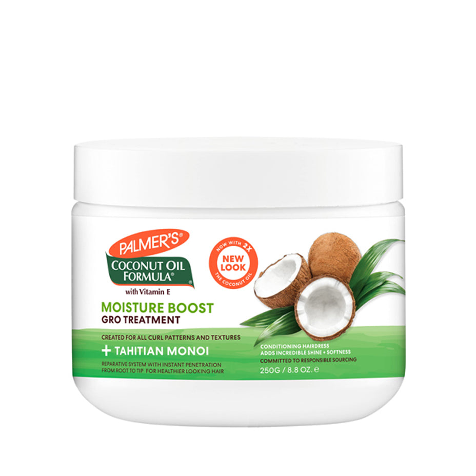 Palmers - Coconut Oil Moisturizing Gro 250 Gr - Moisturizing Mask For Very Curly Hair