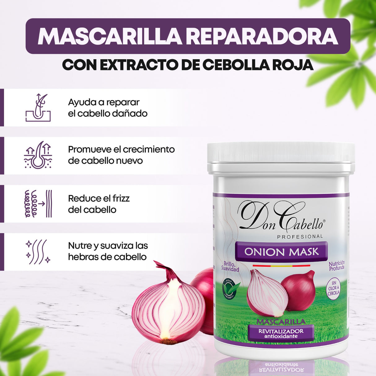 Pack Anticaída Con Extracto Cebolla Roja - Don Cabello