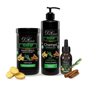 Pack Bombar Crecimiento del Cabello y Prevención de Caída Don Cabello - Cosmetics Afro Latino
