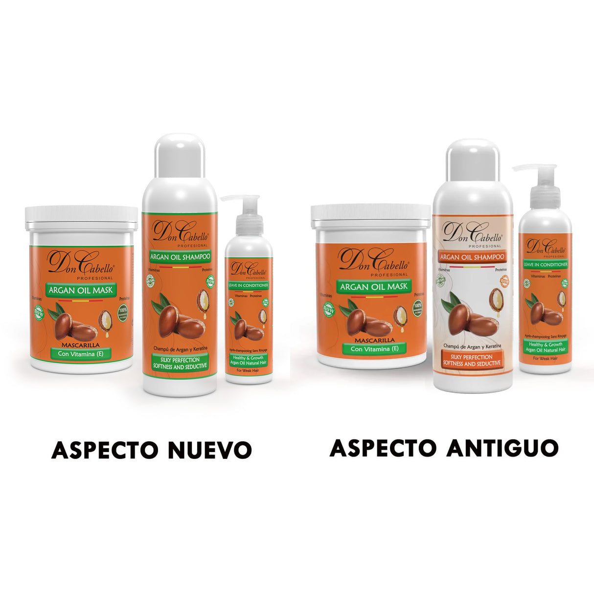 Intense Hydration Pack with Keratin and Argan Oil - Don Cabello