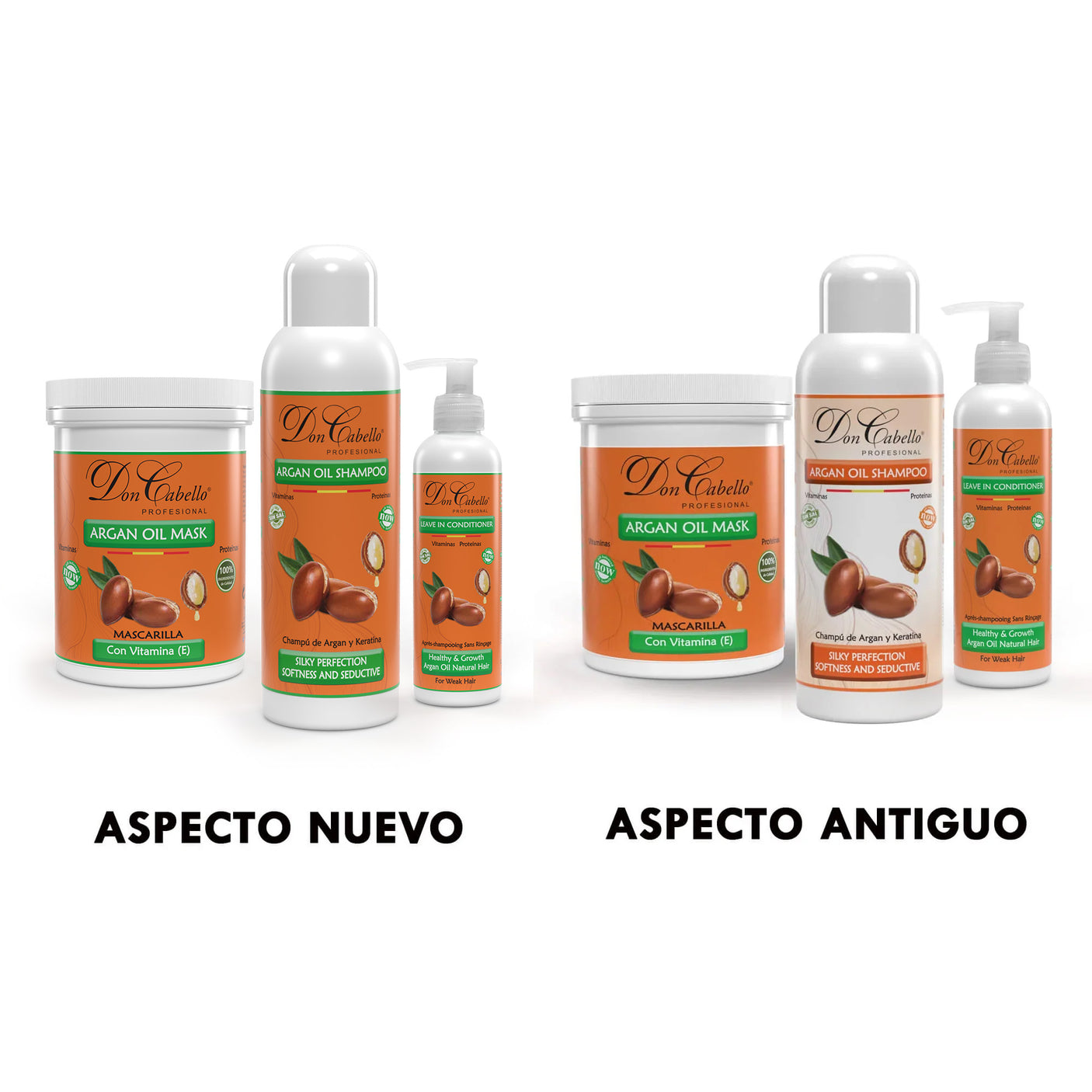 Intense Hydration Pack with Keratin and Argan Oil - Don Cabello