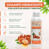 Pack Hidratación Intensa Con Keratina Y Aceite De Argán - Don Cabello