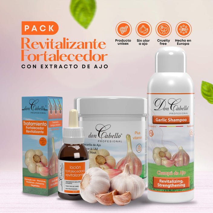 Strengthening Revitalizing Pack With Garlic Extract - Don Cabello